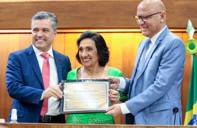 Desembargadora Eulálio Pinheiro recebe Certificado de Mérito Legislativo